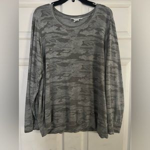 Gray camo print shirt
6 for $25